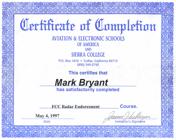 Training recognition