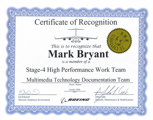 Recognition