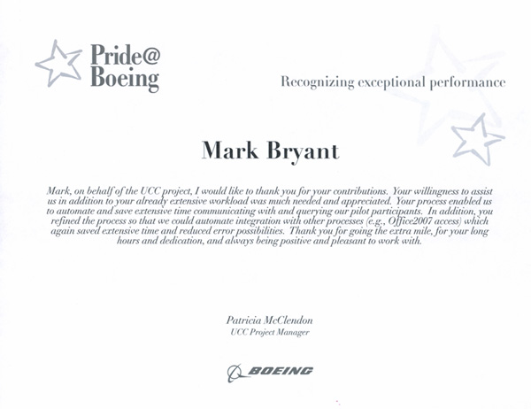 Recognition