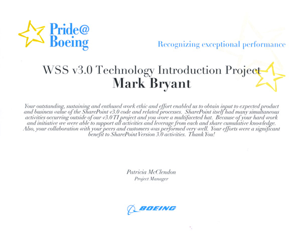 Recognition